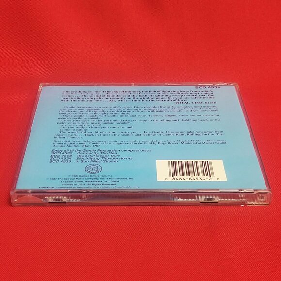 Electrifying Thunderstorms Gentle Persuasion The Sounds of Nature CD 1987 - Picture 4 of 8